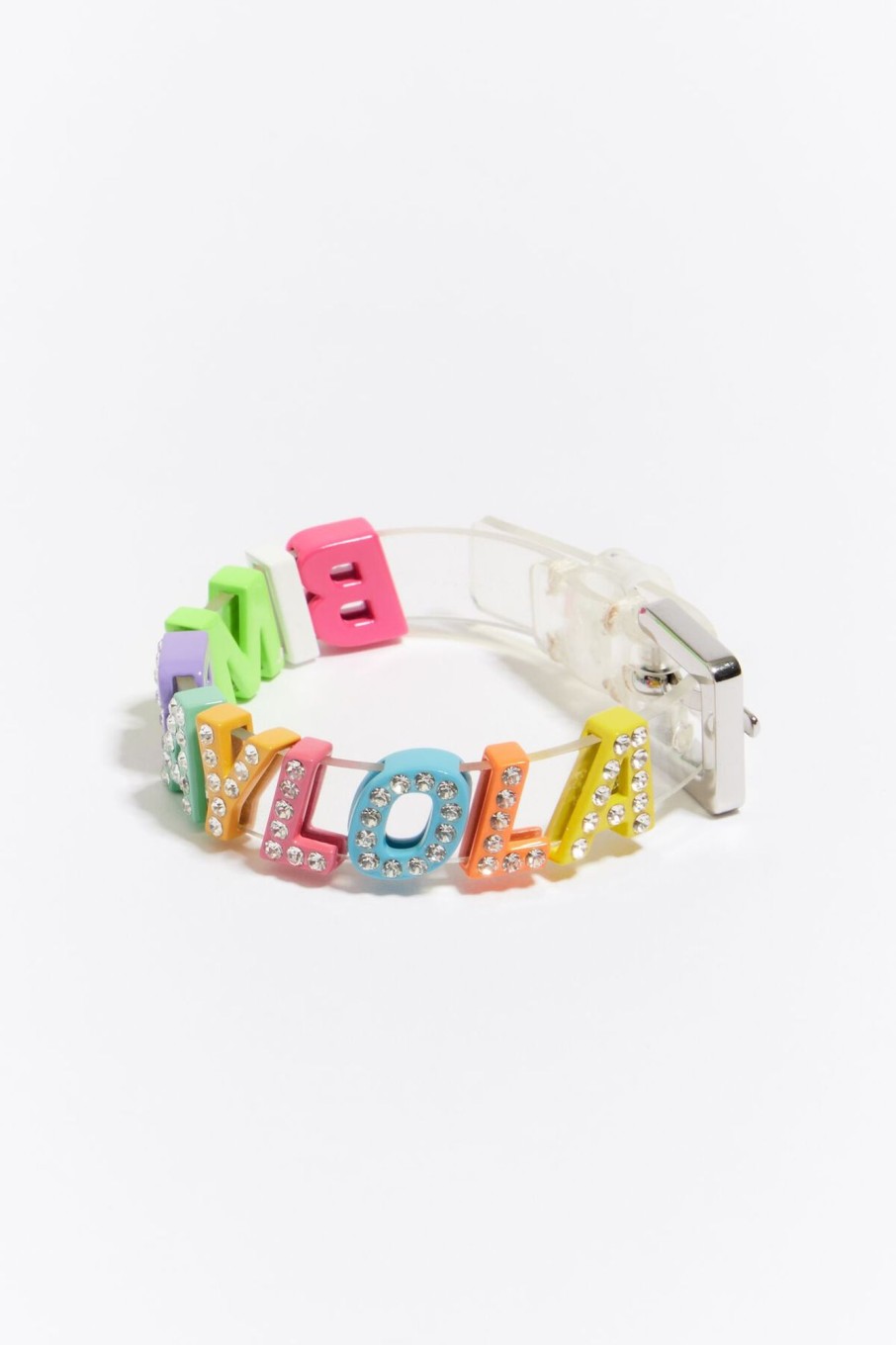 Pulseras | BIMBA Y LOLA Pulsera Letras Logo Transparente