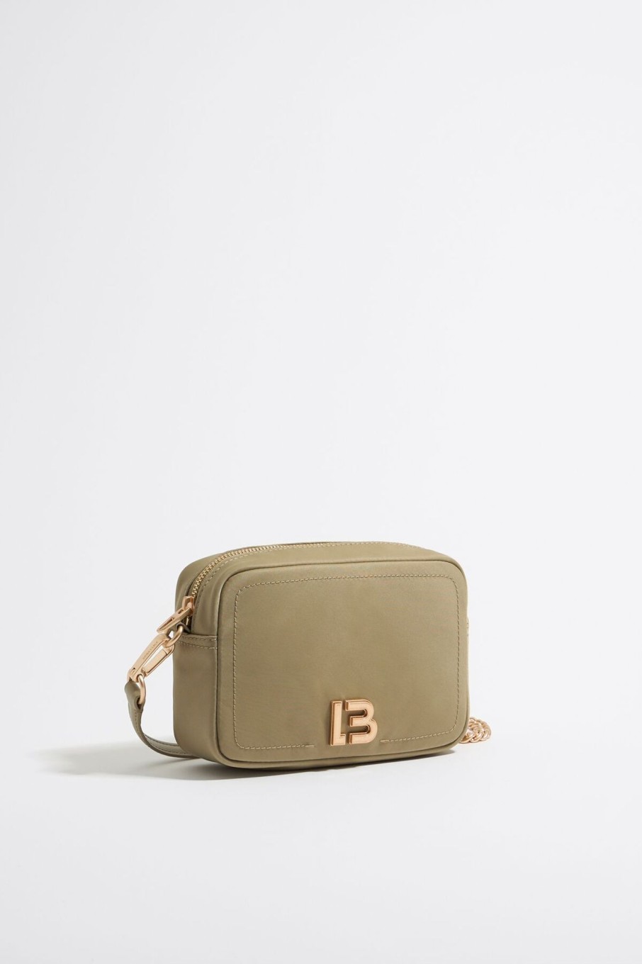 Bolsos Nylon | BIMBA Y LOLA Bolso Bandolera Mini Nylon Caqui Claro