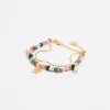 Pulseras | BIMBA Y LOLA Pulsera Doble Piedras Multicolor