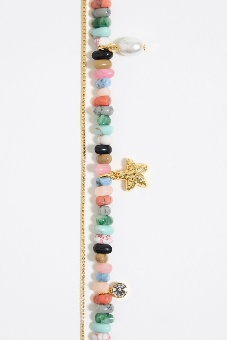 Pulseras | BIMBA Y LOLA Pulsera Doble Piedras Multicolor