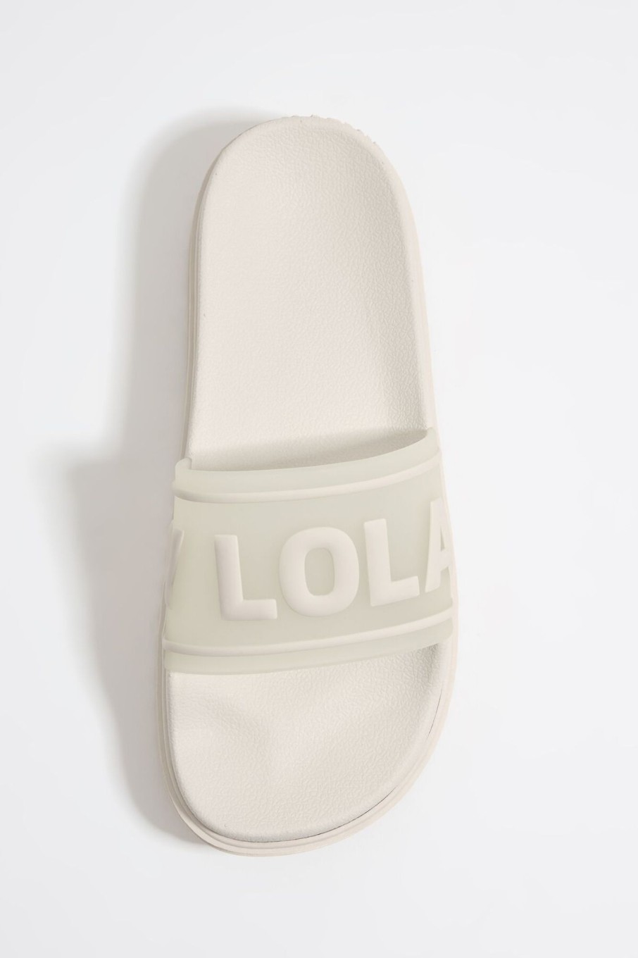 Chanclas | BIMBA Y LOLA Chancla Plataforma Logo Blanca