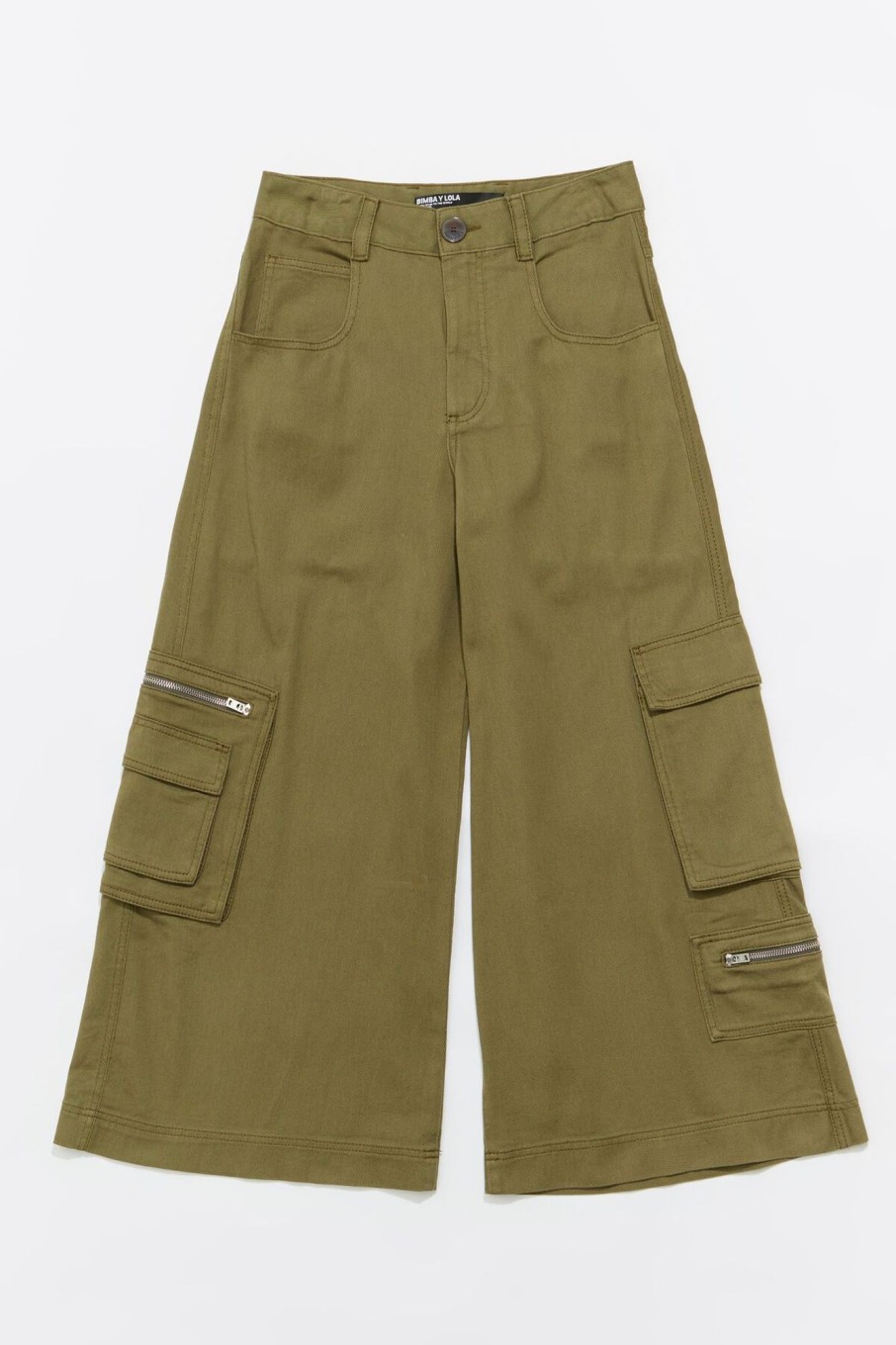 Pantalones | BIMBA Y LOLA Pantalon Cargo Caqui