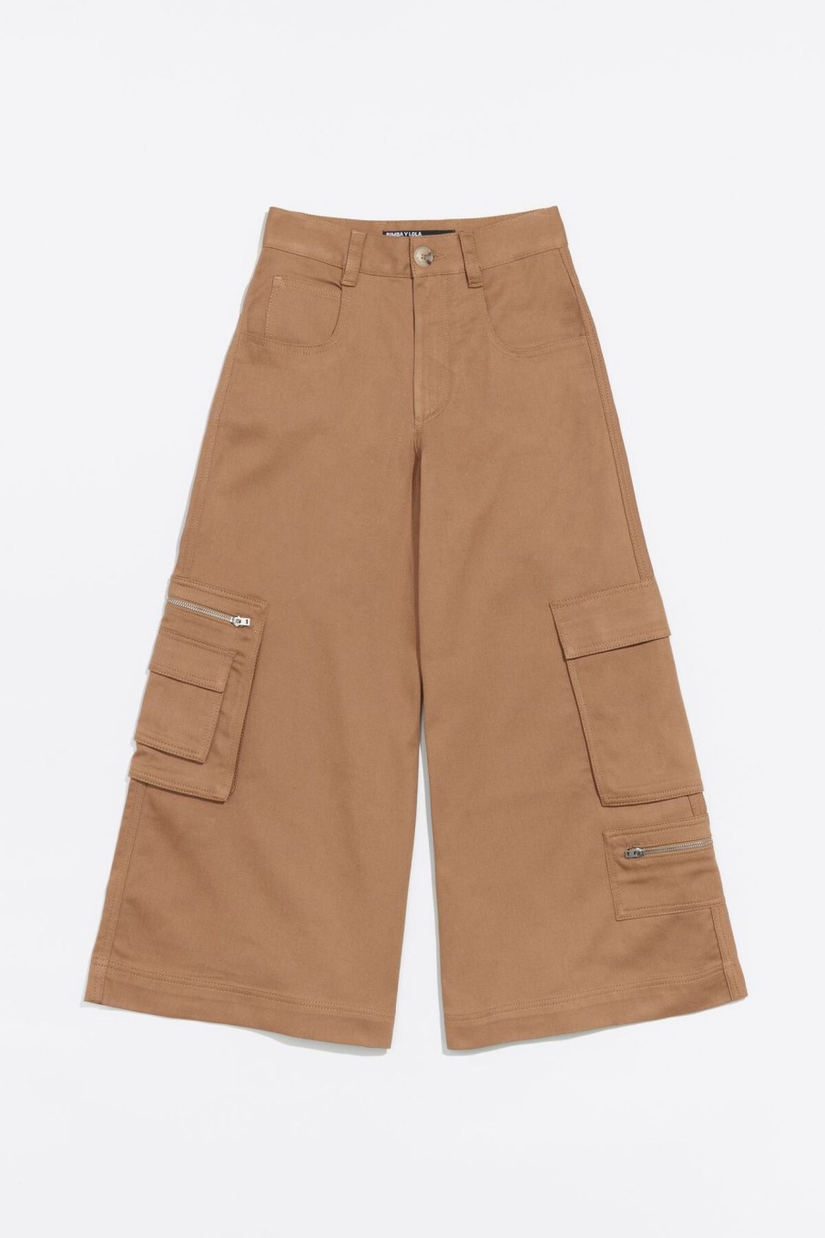 Pantalones | BIMBA Y LOLA Pantalon Cargo Camel