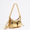 Bolsos Pocket | BIMBA Y LOLA Bolso Hobo Pocket Mini Piel Dorado