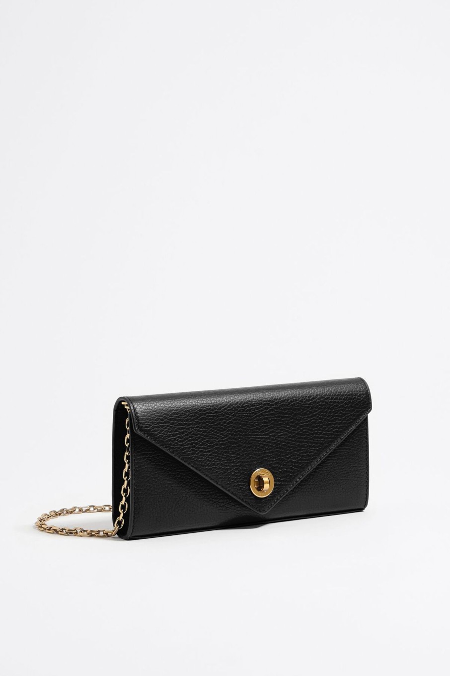 Piel | BIMBA Y LOLA Bolso Solapa Mini Piel Negro