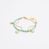 Pulseras | BIMBA Y LOLA Pulsera Doble Estrella De Mar Turquesa