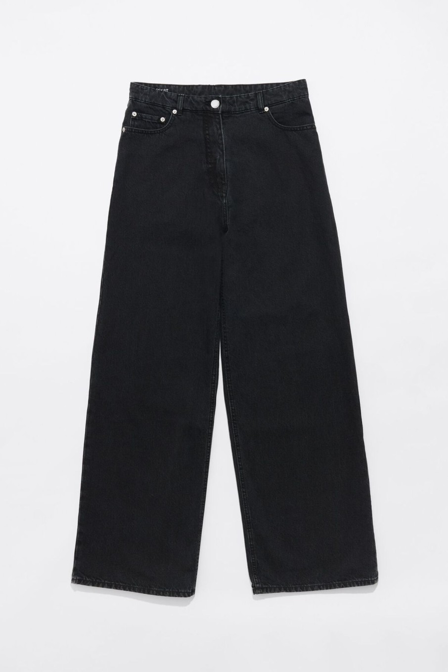 Denim | BIMBA Y LOLA Wide Leg - Vaquero Negro Lavado