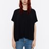 Camisetas | BIMBA Y LOLA Camiseta Larga Oversize Negra