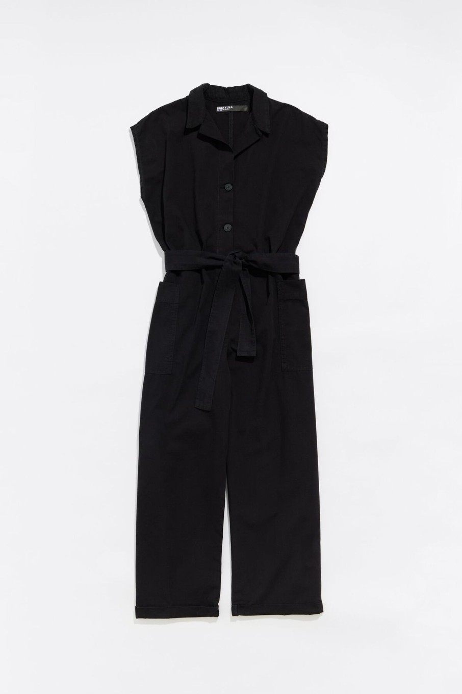 Denim | BIMBA Y LOLA Mono Oversize Denim Negro