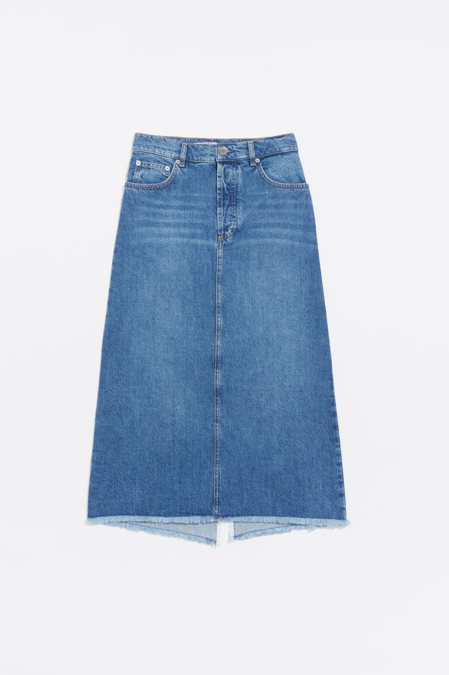 Denim | BIMBA Y LOLA Falda Midi Denim Azul