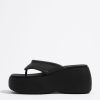 Sandalias | BIMBA Y LOLA Sandalia Plataforma Piel Negra