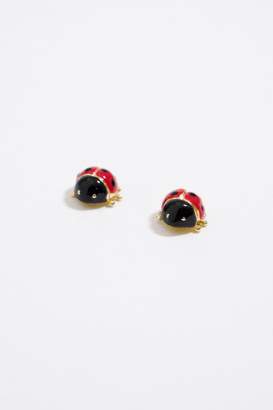 Pendientes | BIMBA Y LOLA Pendientes Mini Mariquita Dorados