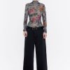 Denim | BIMBA Y LOLA Wide Leg - Vaquero Negro Lavado