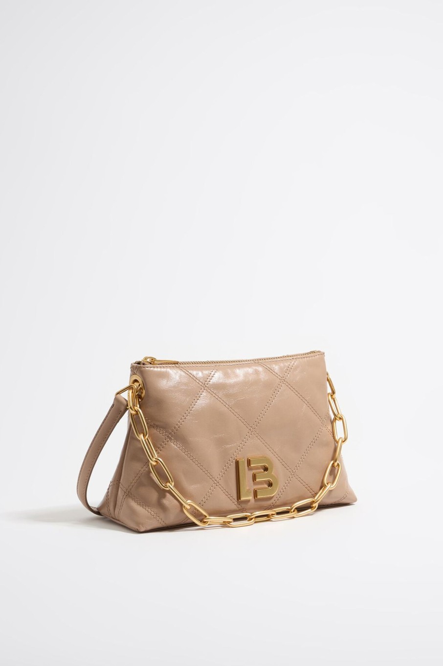 Bolsos Piel | BIMBA Y LOLA Bolso Trapecio Pequeno Piel Camel