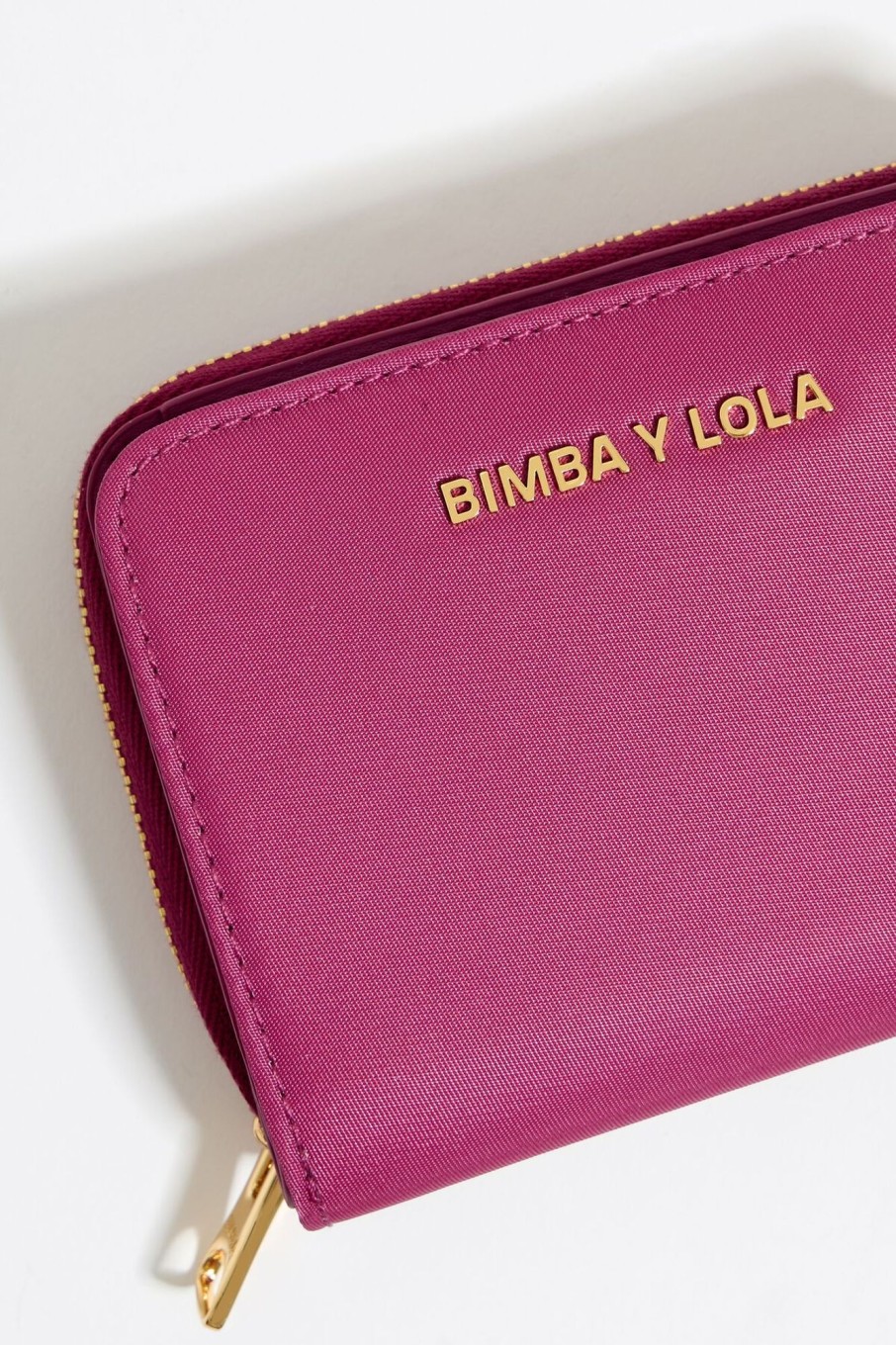 Nylon | BIMBA Y LOLA Cartera Solapa Nylon Rosa Oscuro