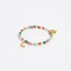 Abecedario | BIMBA Y LOLA Pulsera Letra L Piedras Multicolores