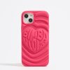 Carcasas Movil | BIMBA Y LOLA Funda Iphone 14 Plus Silicona Fresa