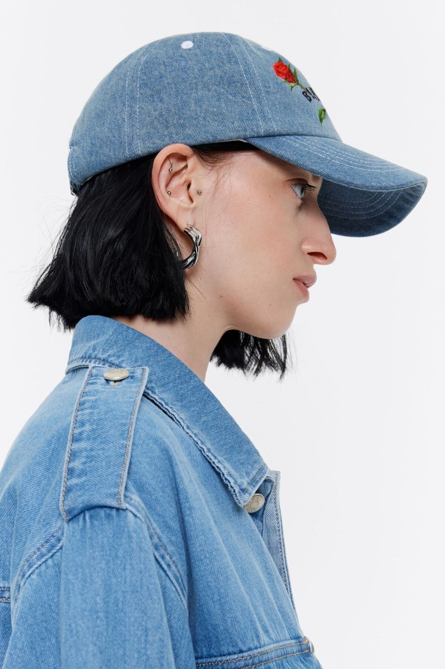 Gorros Y Gorras | BIMBA Y LOLA Gorra Algodon Denim