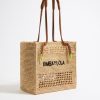 Bolsos De Hombro | BIMBA Y LOLA Bolso Tote Grande Rafia Natural