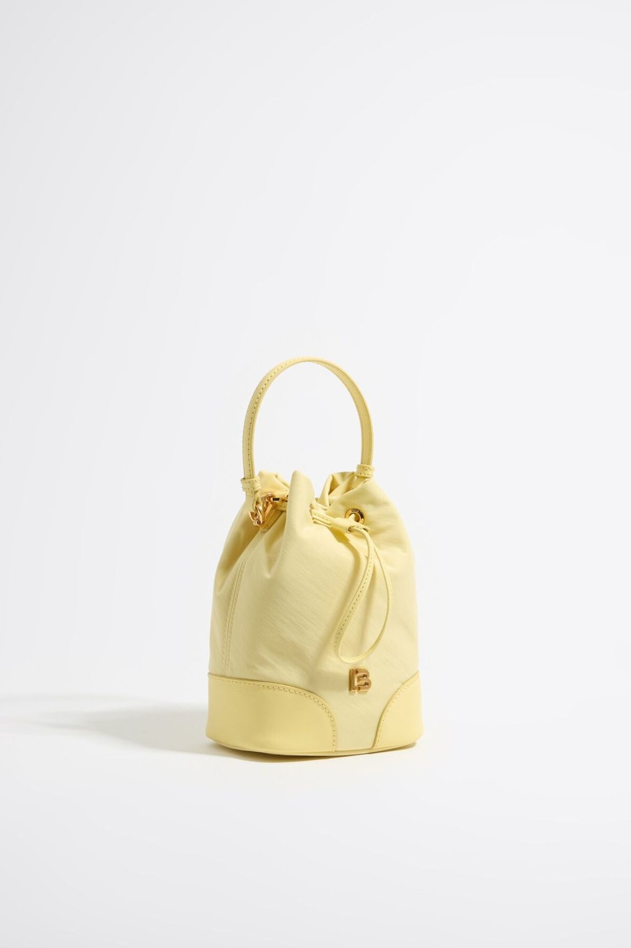 Nylon | BIMBA Y LOLA Bolso Saca Nylon Amarillo Claro