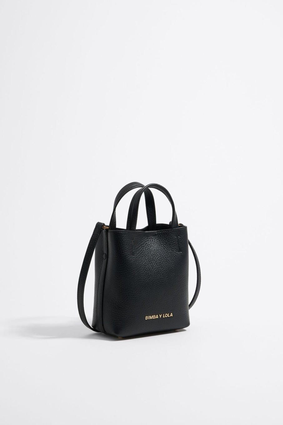 Bolso Chihuahua | BIMBA Y LOLA Bolso Chihuahua Mini Piel Negro