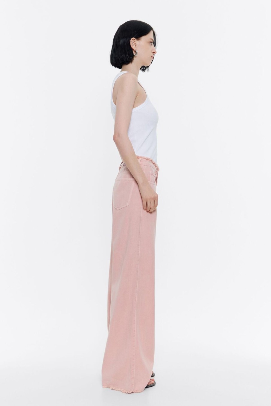 Denim | BIMBA Y LOLA Wide Leg - Vaquero Rosa