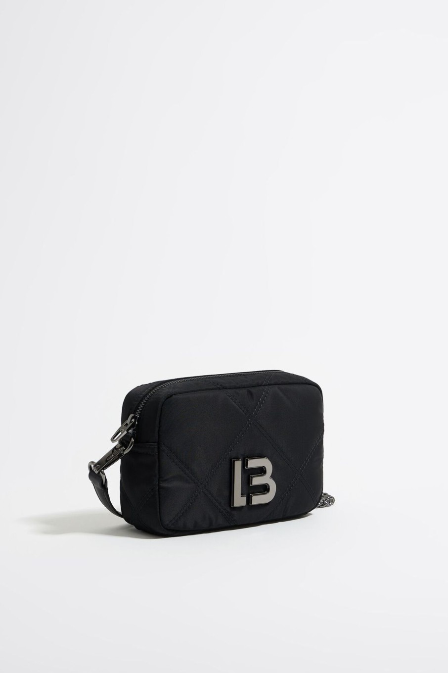 Bolsos Nylon | BIMBA Y LOLA Bolso Solapa Mini Nylon Acolchado Negro