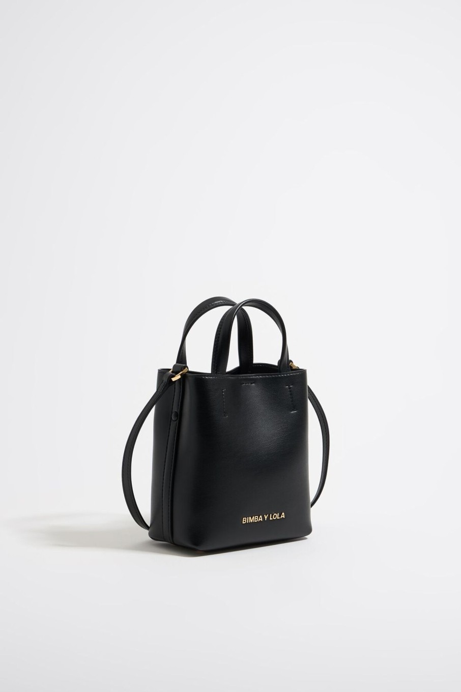 Bolso Chihuahua | BIMBA Y LOLA Bolso Chihuahua Mini Piel Negro