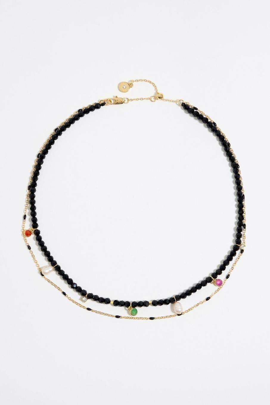 Collares | BIMBA Y LOLA Collar Cristales Y Piedras Multicolores