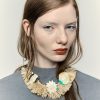 Bisuteria | BIMBA Y LOLA Collar Flores Ceramica Y Rafia