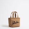 Nylon | BIMBA Y LOLA Bolso Shopper Mini Nylon Marron