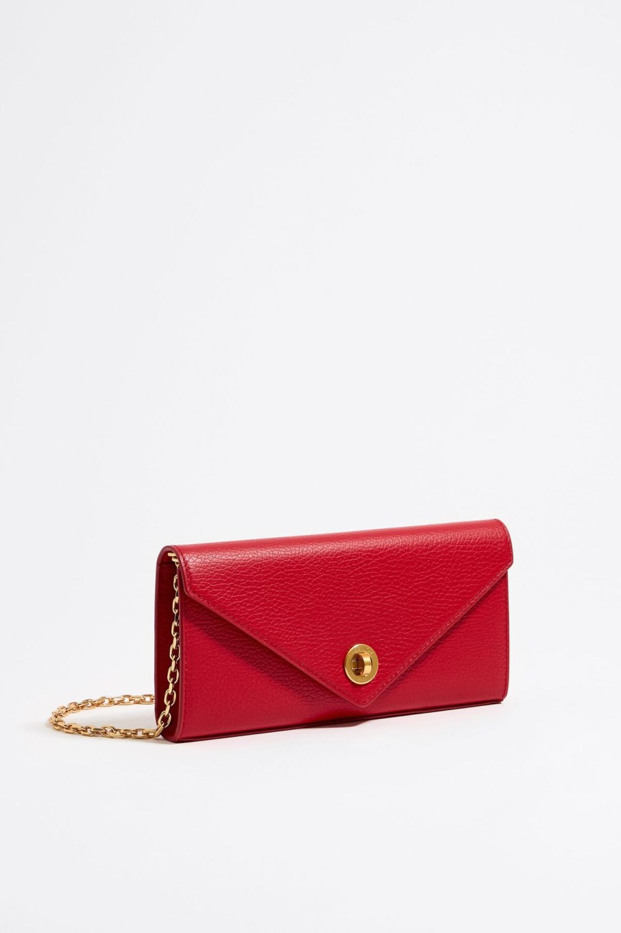 Piel | BIMBA Y LOLA Bolso Solapa Mini Piel Rojo