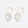 Pendientes | BIMBA Y LOLA Pendientes Aro Caracolas Transparentes