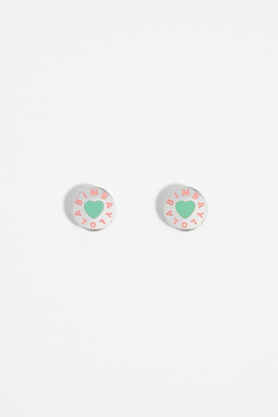 Pendientes | BIMBA Y LOLA Pendientes Logo Candy Aguamarina Plateados