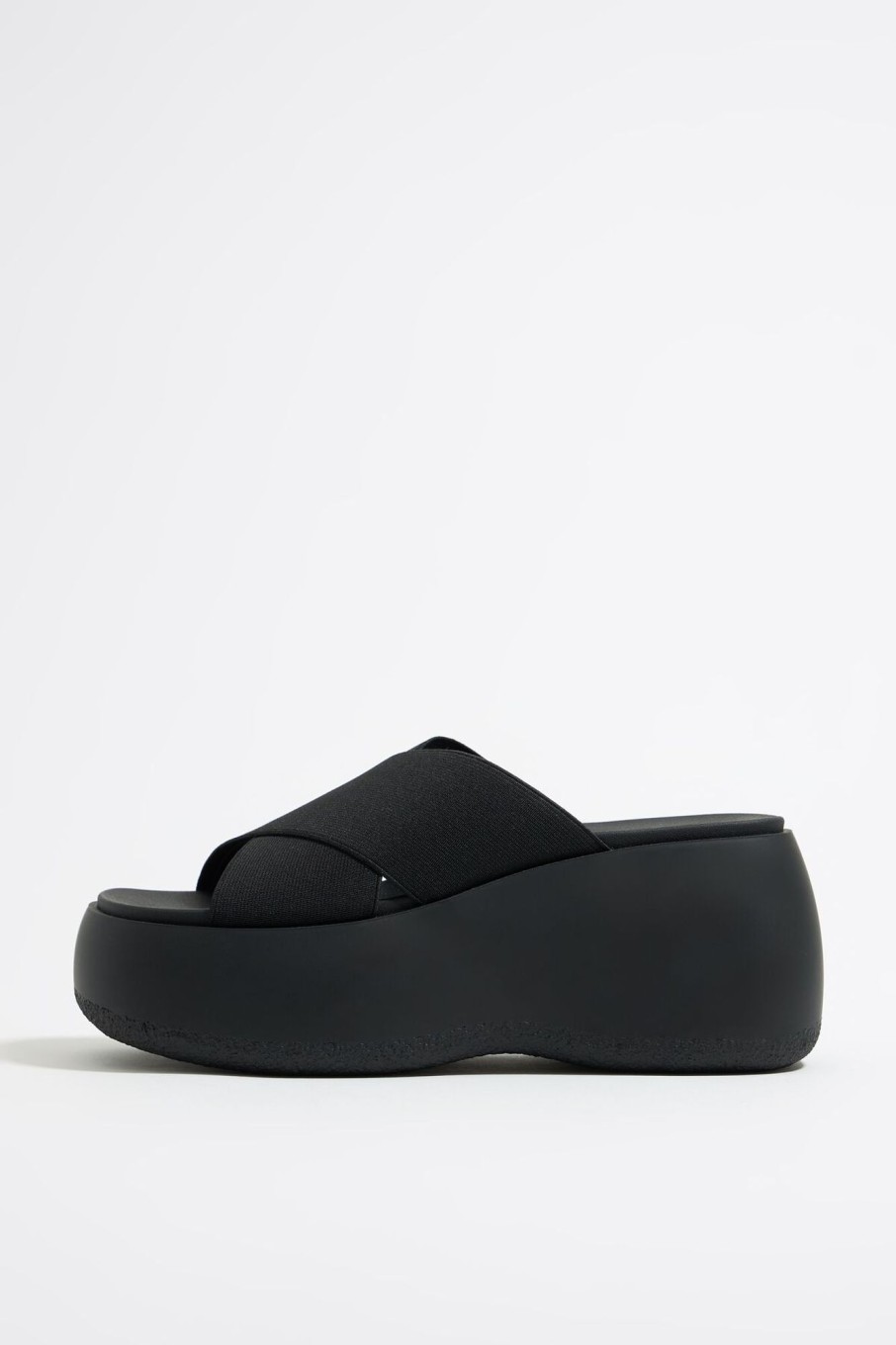 Sandalias | BIMBA Y LOLA Cuna Alta Elastico Negra