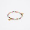 Abecedario | BIMBA Y LOLA Pulsera Letra X Piedras Multicolores