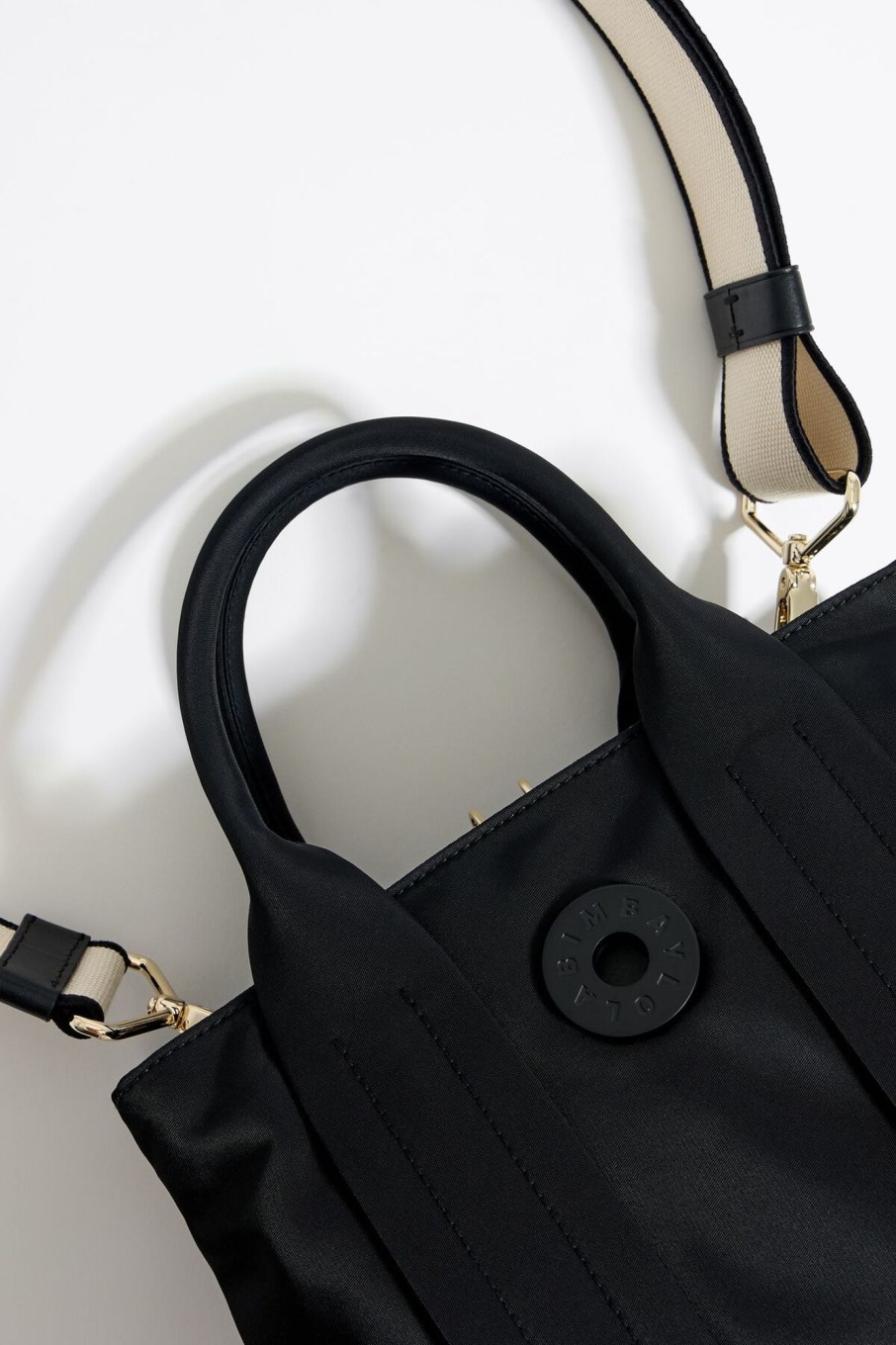 Bolsos Nylon | BIMBA Y LOLA Bolso De Mano Mediano Nylon Negro