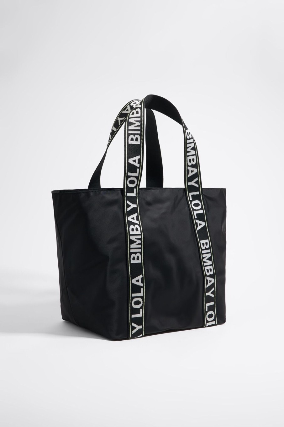 Bolsos Nylon | BIMBA Y LOLA Bolso Shopper Maxi Nylon Negro