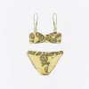 Biquinis Y Banadores | BIMBA Y LOLA Biquini Bandeau Paisley Amarillo