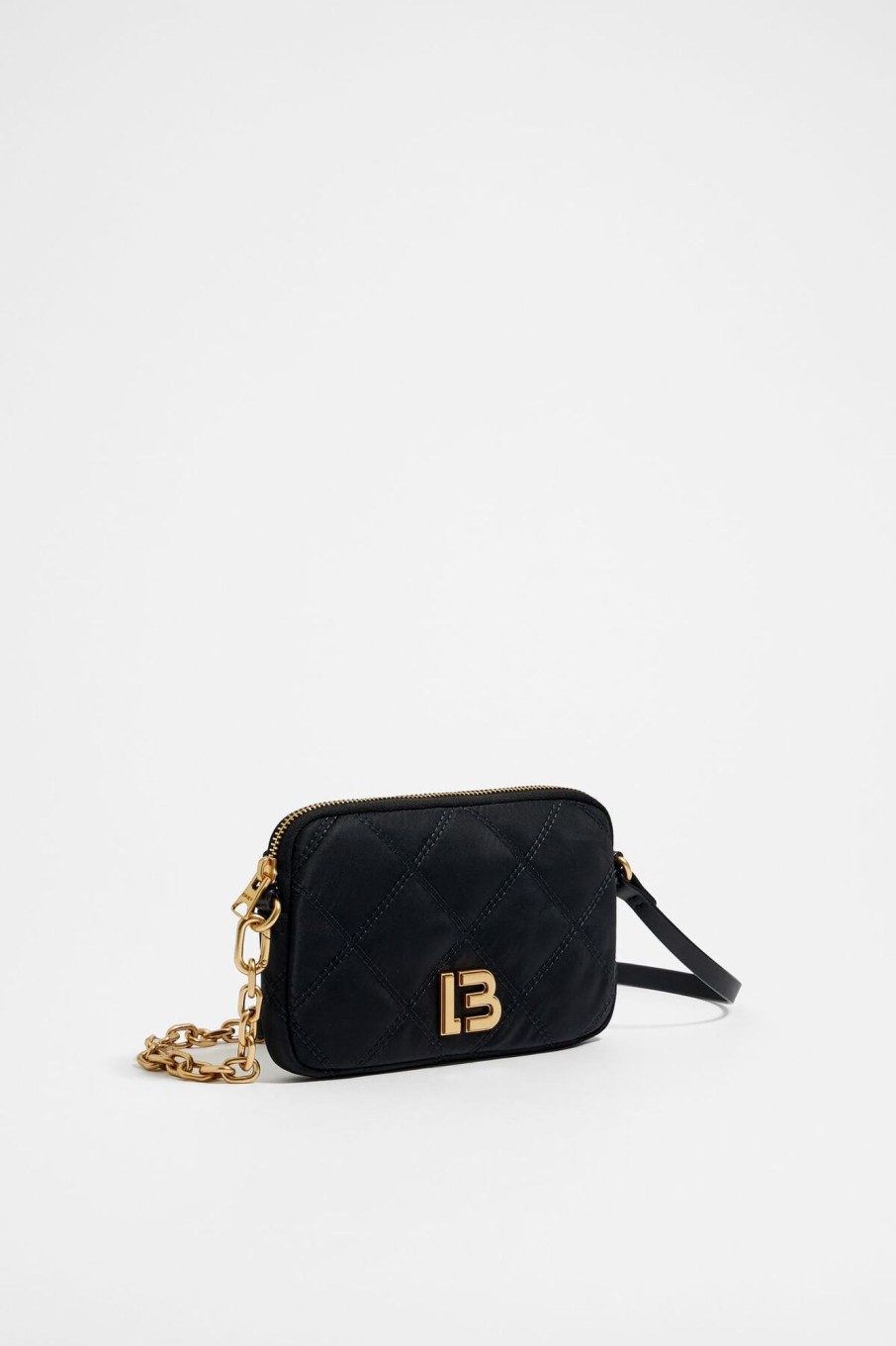 Nylon | BIMBA Y LOLA Minibolso Acolchado Nylon Negro