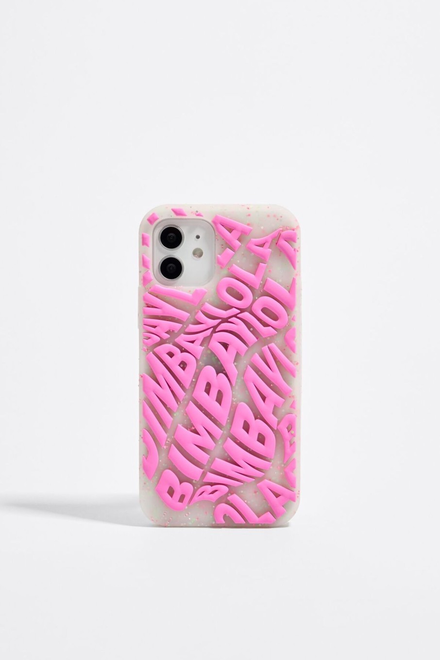 Carcasas Movil | BIMBA Y LOLA Funda Iphone 12/12 Pro Silicona Logo Rosa