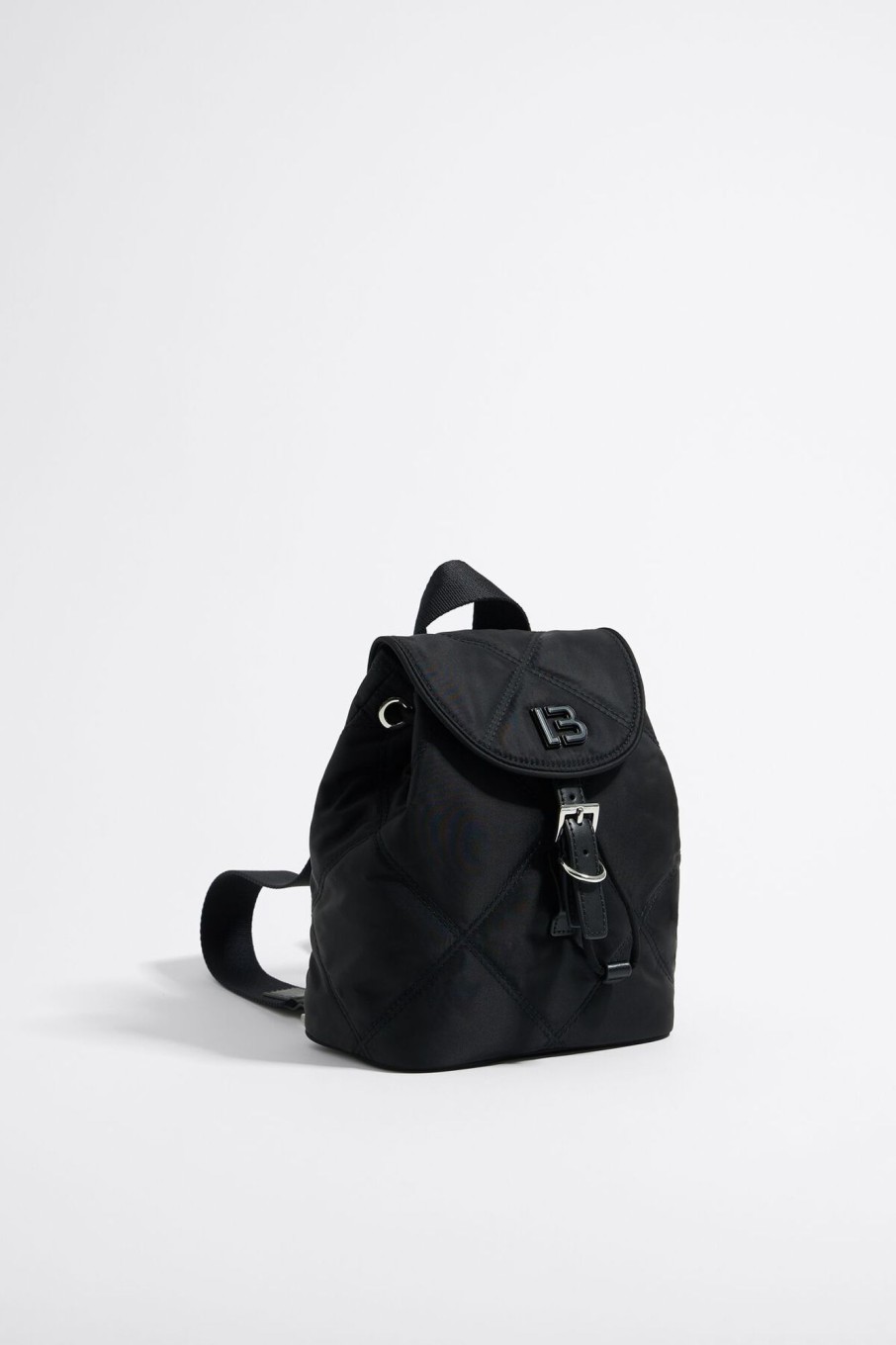 Bolsos Nylon | BIMBA Y LOLA Mochila Pequena Nylon Acolchada Negra