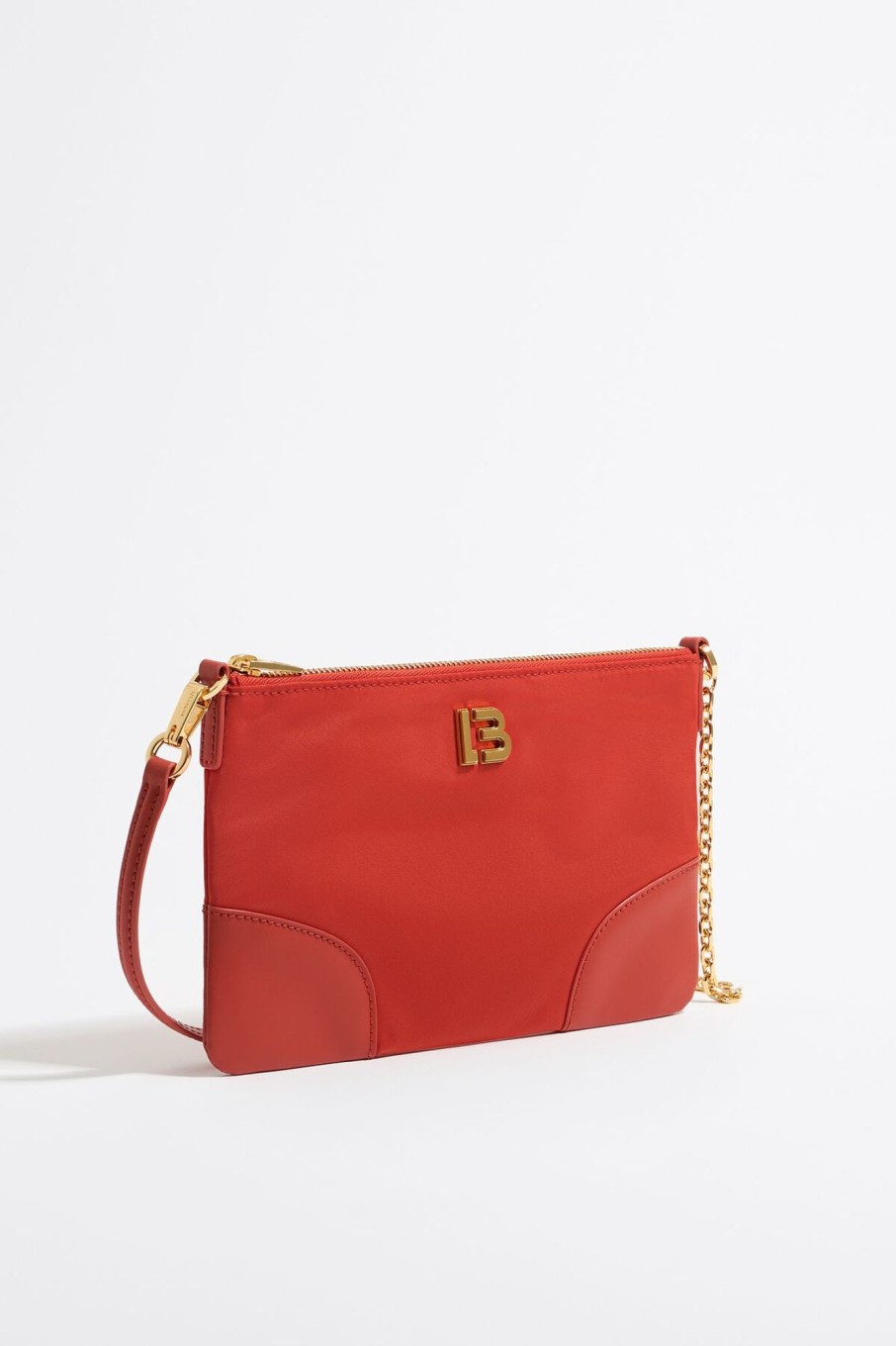 Nylon | BIMBA Y LOLA Bolso Bandolera Mini Nylon Coral