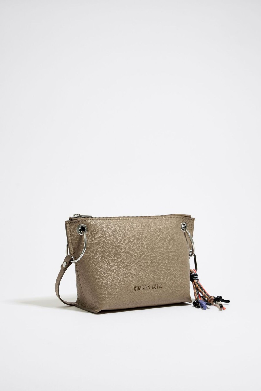 Bolsos Piel | BIMBA Y LOLA Bolso Trapecio Mediano Piel Topo