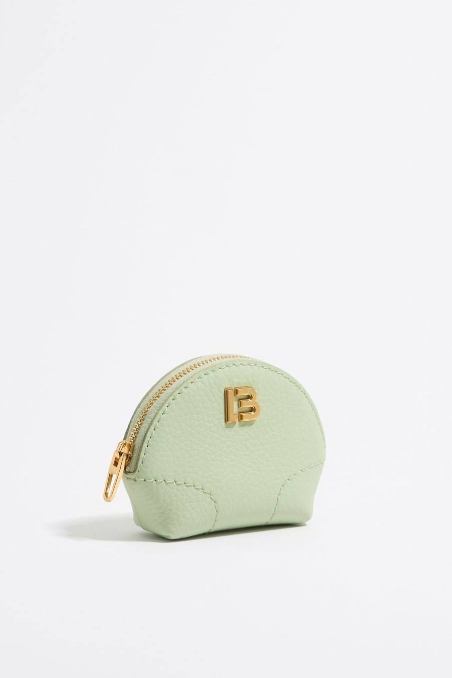 Piel | BIMBA Y LOLA Monedero Piel Verde Pastel