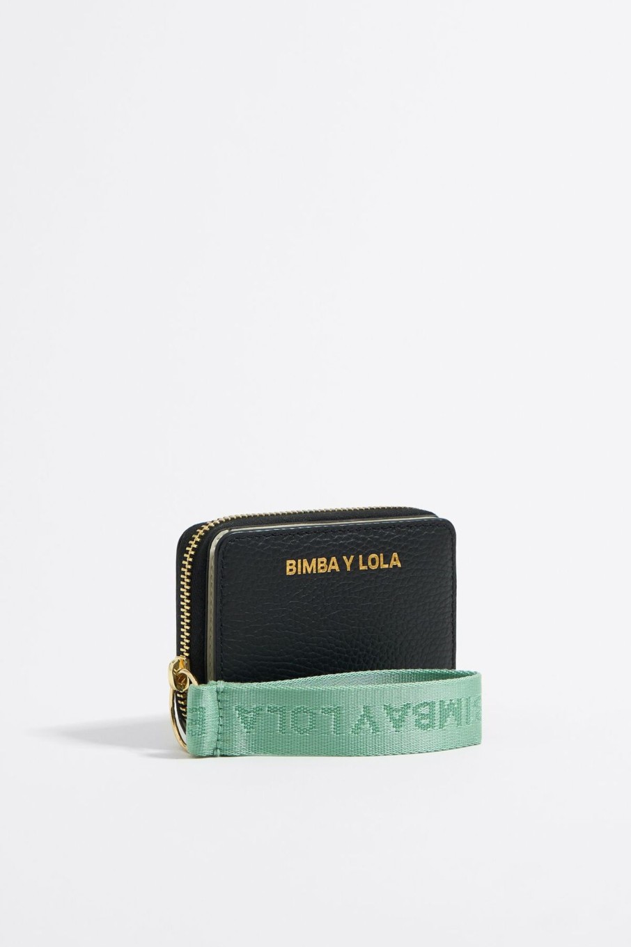 Piel | BIMBA Y LOLA Cartera Solapa Piel Negra