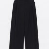 Pantalones | BIMBA Y LOLA Pantalon Campana Algodon Negro