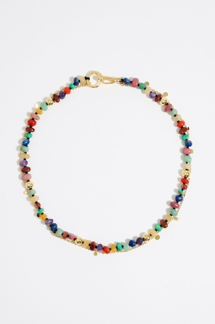 Collares | BIMBA Y LOLA Collar Piedras Cadena Dorada