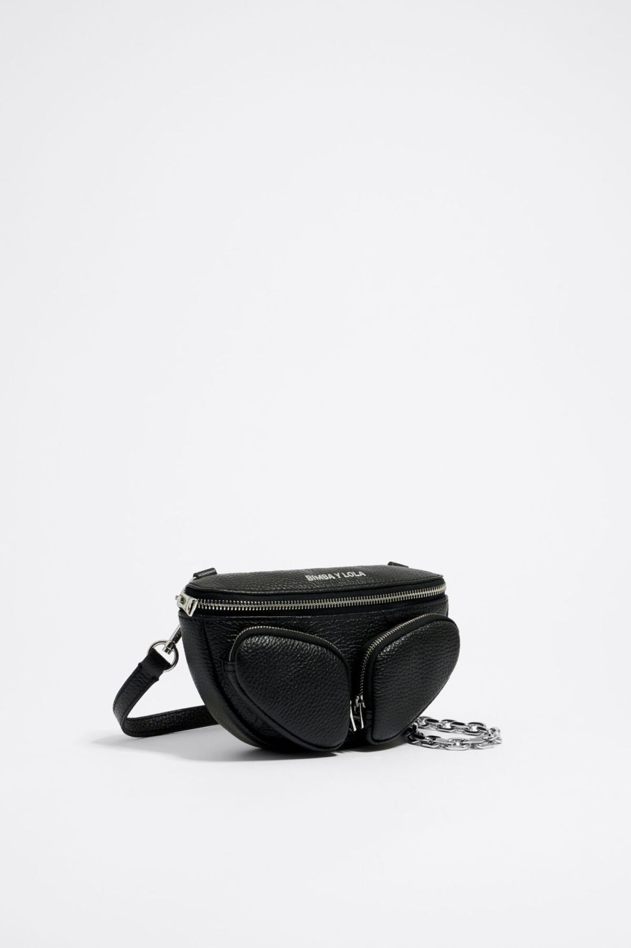 Bolsos Pocket | BIMBA Y LOLA Bolso Rinonera Pocket Mini Piel Negro