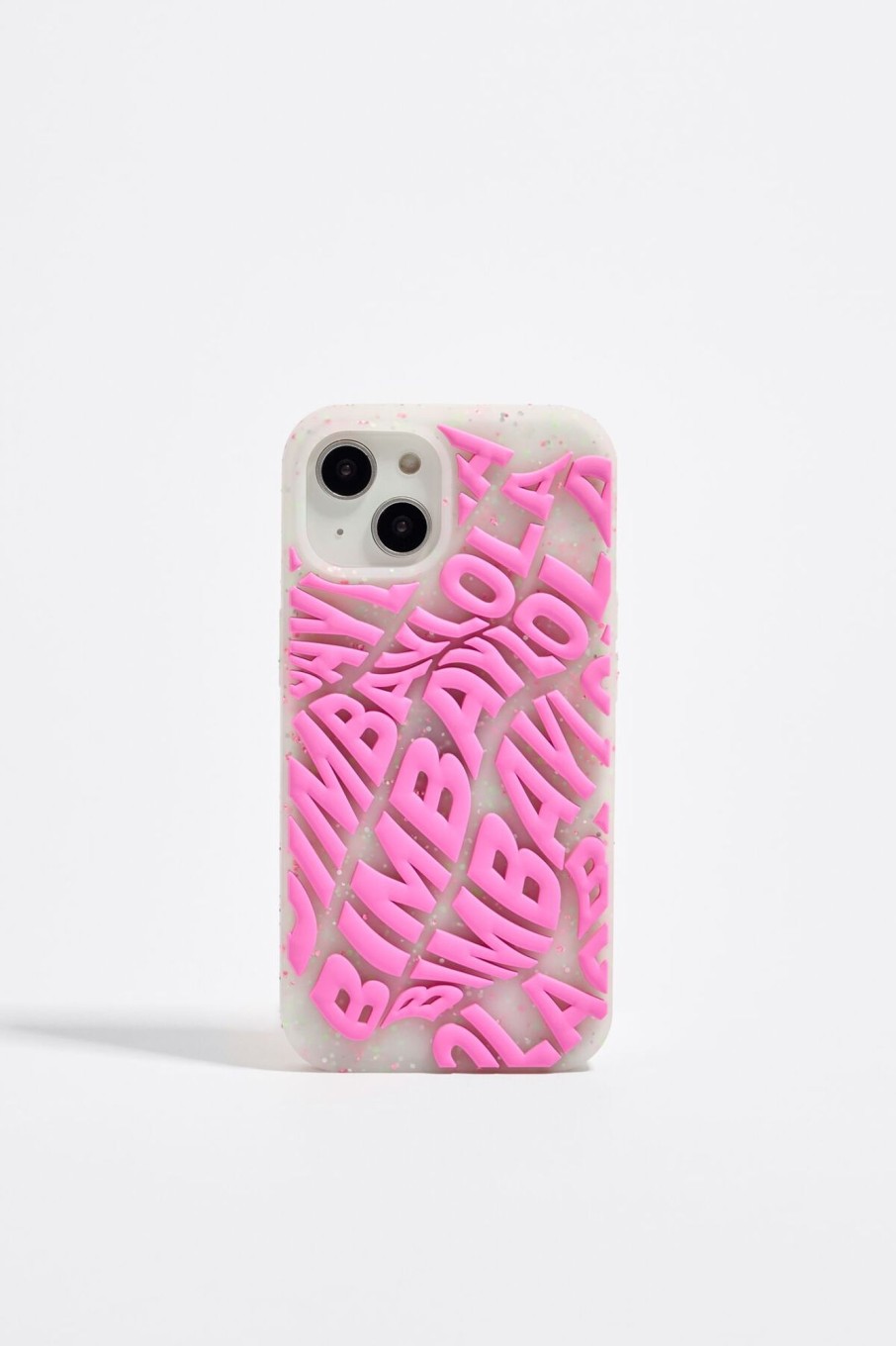 Carcasas Movil | BIMBA Y LOLA Funda Iphone 14 Silicona Logo Rosa